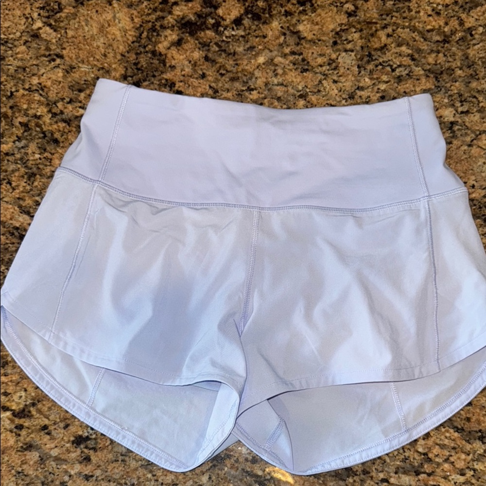 Lululemon Athletica Purple Athletic Shorts Lightweight Moisture-Wicking